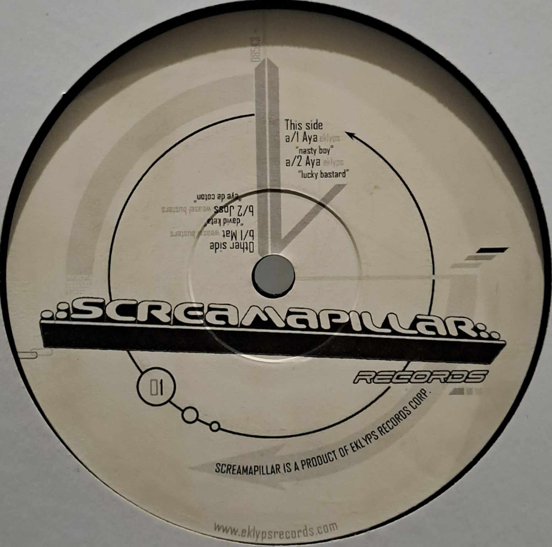 Screamapillar 01 - vinyle freetekno